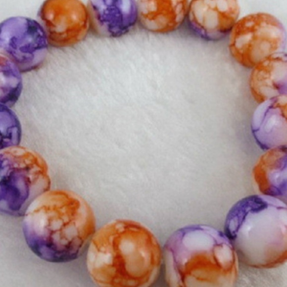 PREVIEW!! Natural Glass Beaded Stretch Bracelet